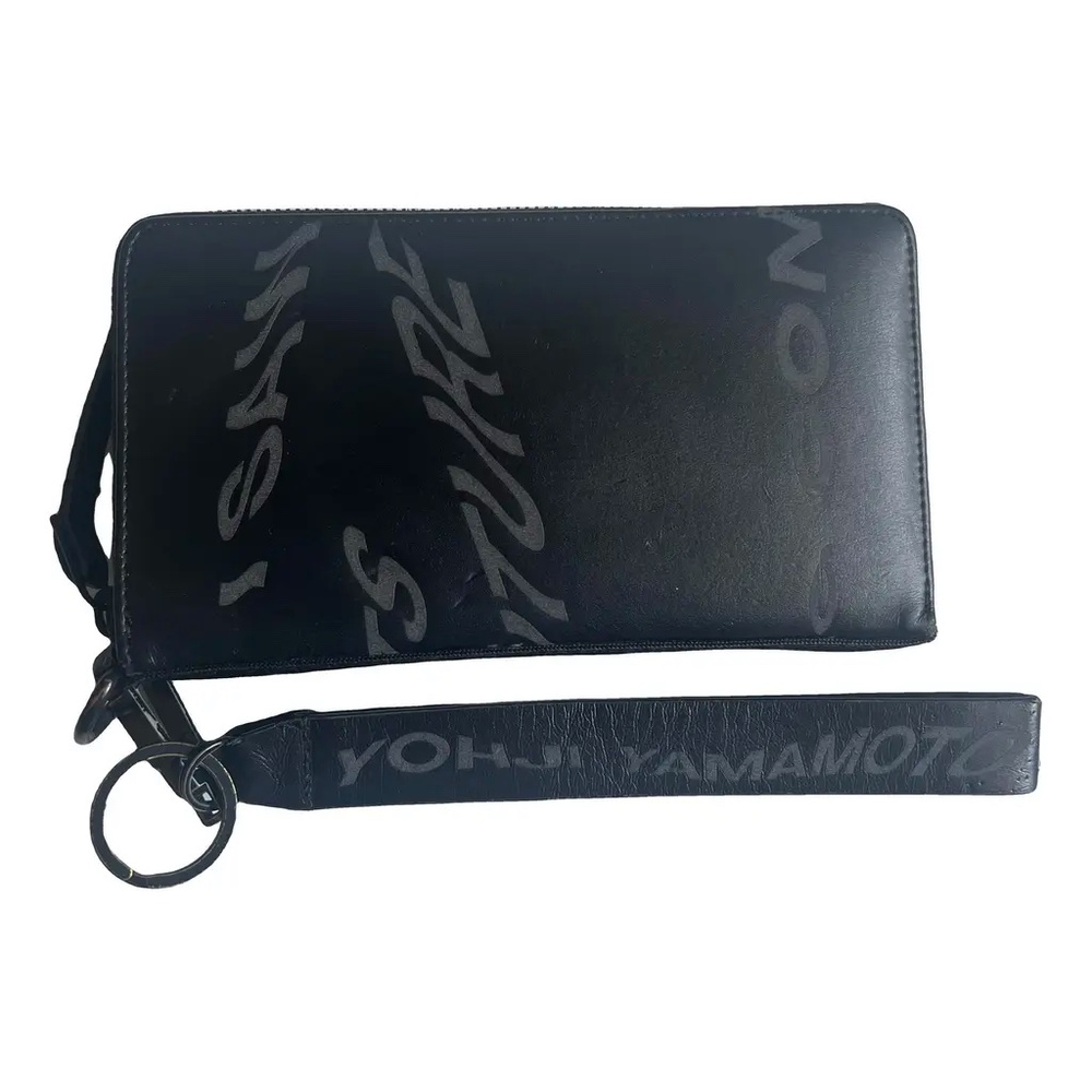 Y-3 Yohji Yamamoto Black Leather Wallet